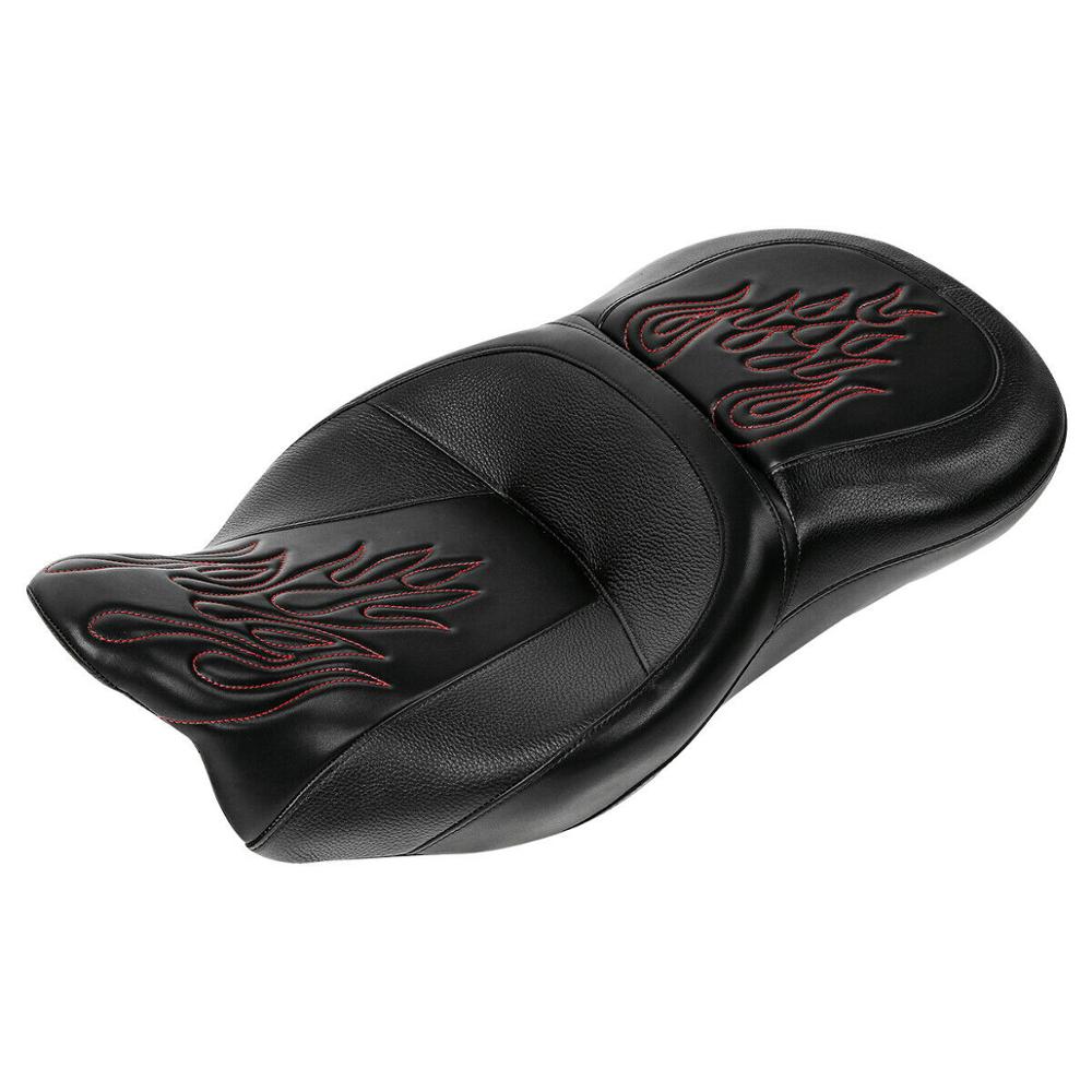 Motorcycle Driver Passenger Seat 2 Up For Harley Touring Road King Road Glide Street Glide CVO FLHR 2009-2023