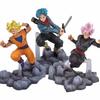 14cm Dragon Ball Goku Torankusu Goku Black Postura de Combate Figura de Anime Modelo Estatua Colección Decoración de Escritorio Adorno Juguetes
