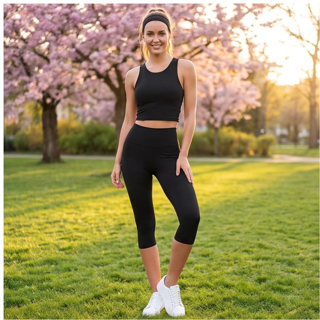 Women's High Waist Yoga Pants for Workout and Fitness