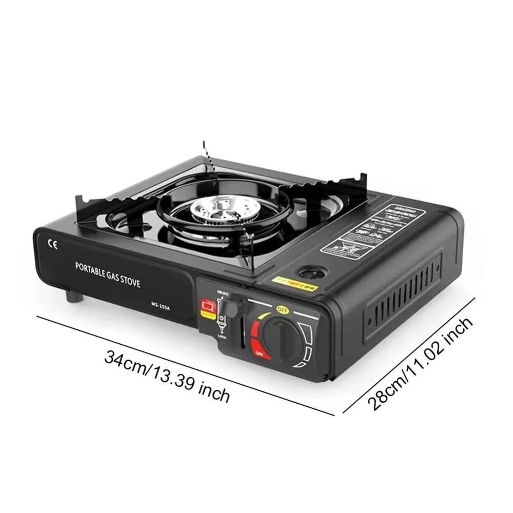 Automatic Ignition Portable Burner Safety Lock Cooking Stove Large Firepower Outdoor Stove  Hiking