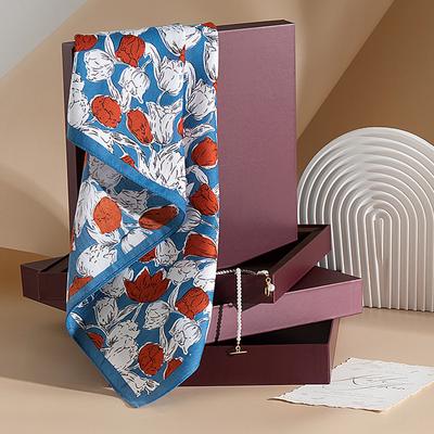 Spring And Autumn Thin Scarf, Silk Scarf, Silk Gift Box Set, Single Shot, No Special Product Details, Long Scarf