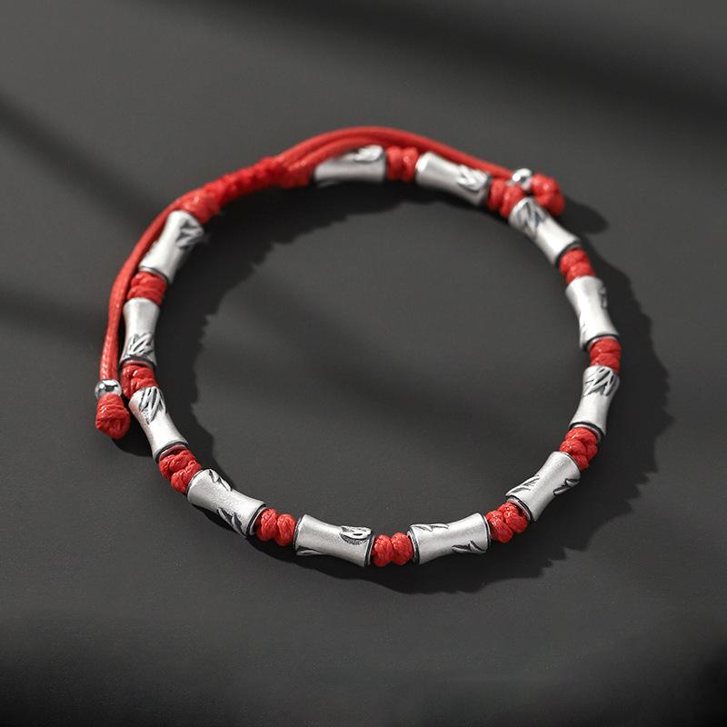 New Chinese Style Bamboo Woven Bracelet Fashion Lucky Jewelry Gift For Unisex