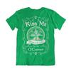 IRISH ST Patricks Day T-Shirt PERSONALISED Surname Kiss Me Im IRISH Mens Womens