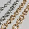 Ladies' 8-character Metal Chain Splicing, Simple and Fashionable Style Dress Decoration Style