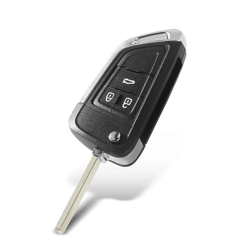 KEYYOU With Battery 315/433MHz ID46 Chip For OPEL VAUXHALL Astra J Corsa E ignia Zafira C Modified Folding Remote Car Key