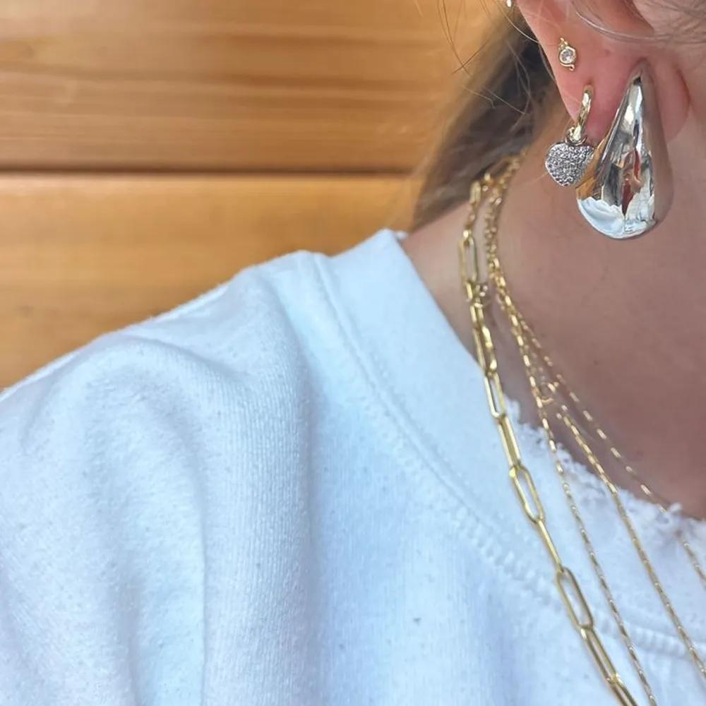 Vintage Chunky Dome Drop Clip On Earrings for Women Golden Glossy Colorful Teardrop Non Pierced Earrings Trendy Jewelry