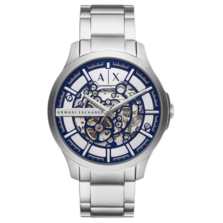 

ARMANI EXCHANGEAE ARMANI Wrist Watch Mechanical Movement Skeleton Dial Men s Watches AX2416 Silver