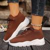 Fashion 2025 New Lace-up Women's Vulcanize Shoes Fashion Outdoor Slip-Resistant Casual Hot Sale Plus Size Light Breathable Sneakers