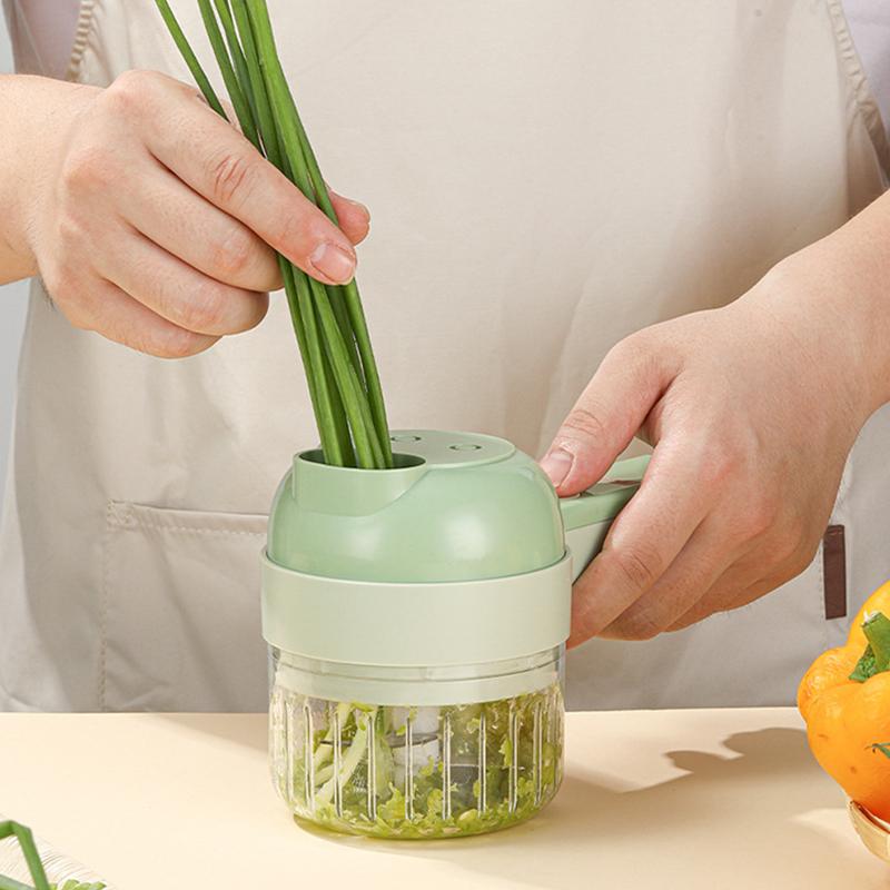Garlic Chopper Electric Wireless Soft Handle Handheld Food Chopper for Home Kitchen Type1