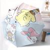 1pc Pom Pom Purin Hello Kitty Pochacco My Melody Pattern Automatic Umbrella Is Fashionable and Good-Looking, a Portable 3-Fold Umbrella, Suitable for