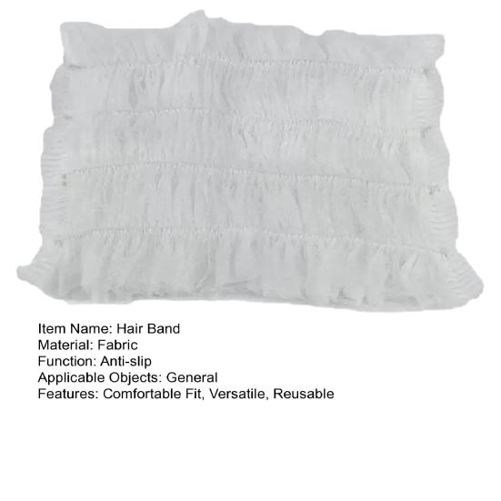 Hair Band Soft Breathable Non-Woven Material Elastic Disposable Spa Headband Massages Makeup Beauty Salon Hair Holder