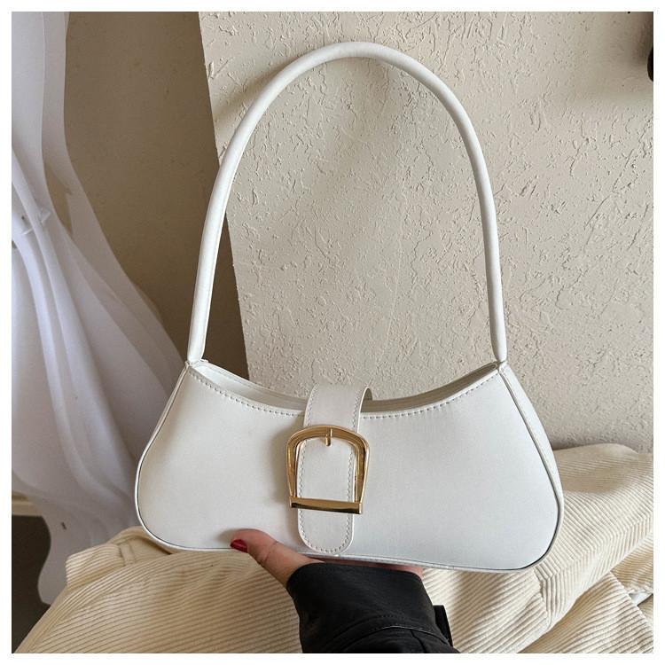 Stylish Minimalist Single Shoulder Bag French Style Underarm Bag For Daily Wear