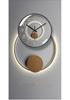6380 Modern Silent Quartz Wall Clock for Living Room - American Light Luxury Design with Long Battery Life