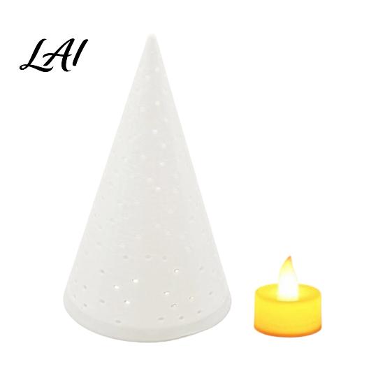 Warm Atmosphere Lighting Light Up Christmas Decoration with LED Flameless Candle Battery Operated Decorative Table Safe Candle Lamp