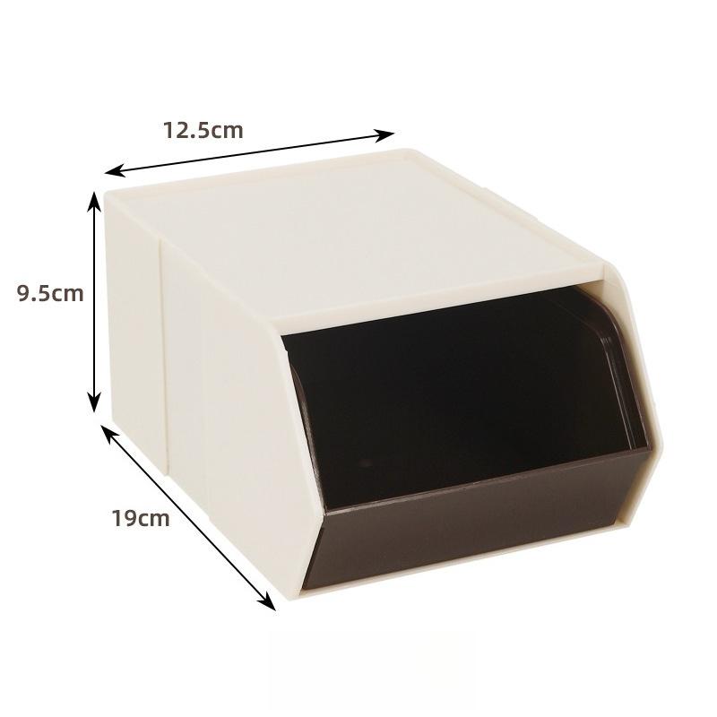 

Drawer-style Stackable Desktop Storage Box for Office Supplies, Tea, Snacks, Multi-functional Organizing Storage Box 1pcs
