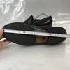 Seltene NIPMAR Straußenbein Slipper Mokassins Größe 6.5 24.5cm Schwarz Slipper Straußenleder Business Schuhe(GEBRAUCHT)