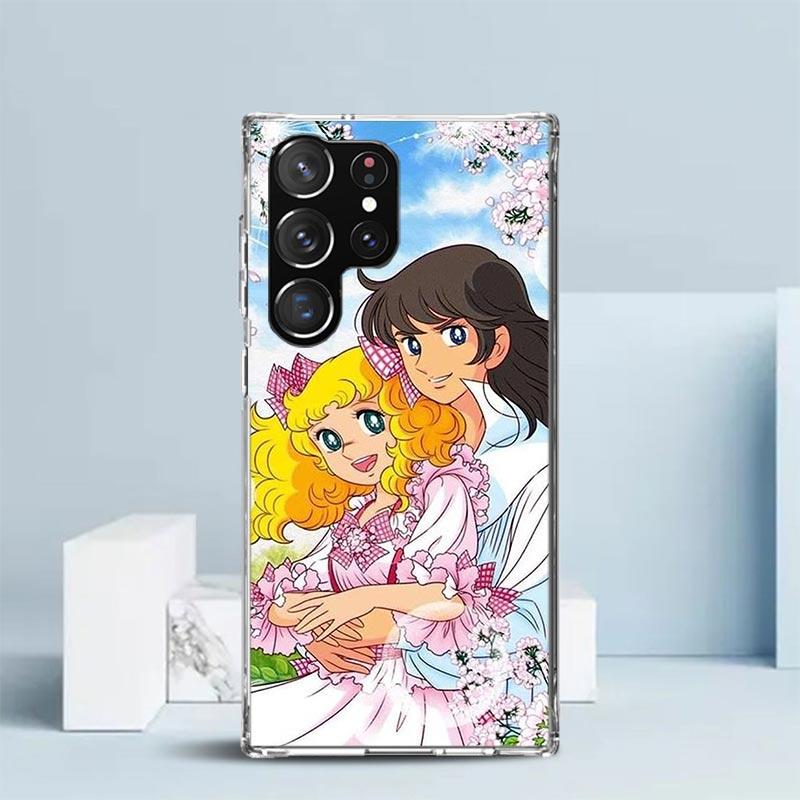 Candy 90er Anime Weiche Hülle für Samsung Galaxy S25 Edge S26 S24 S23 Ultra Handyhülle S22 S21 Plus S20 FE Muster Schale Gala