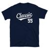 Baseball Jersey Style Birthday Classic Age 55 Short-Sleeve Unisex T-Shirt