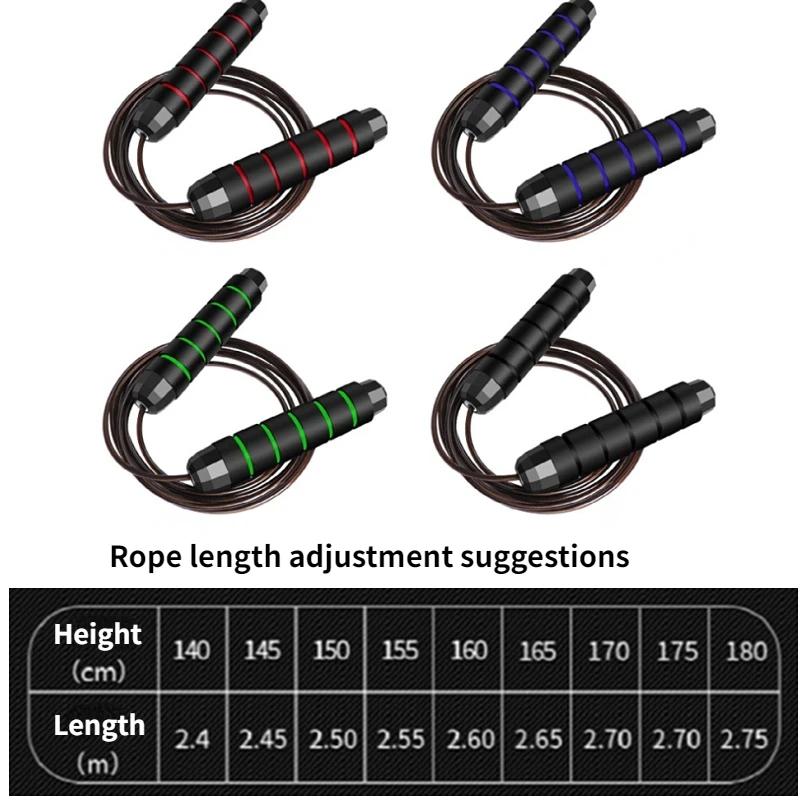 Rapid Speed Jump Rope Lose Weight Steel Skipping Rope Exercise izable Fit Jumping Rope Fitness Gym Training Home Sport Equipment