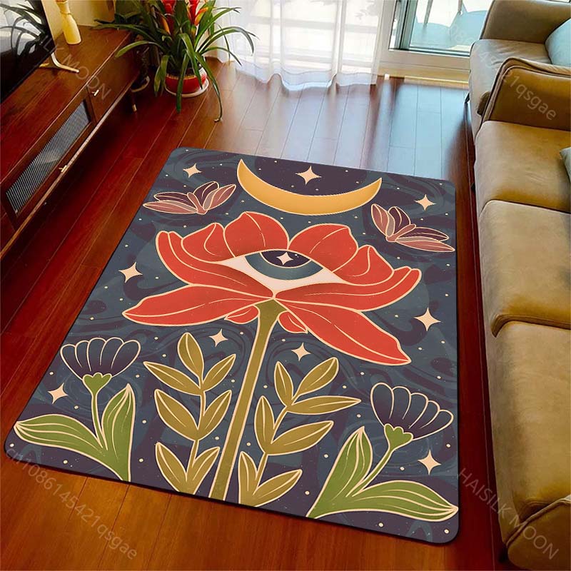 17 Styles Witch Eye Pattern Rug Carpets for Bedroom Living Room Sofa Mat Door Mat Dressing Room Rugs for Gifts