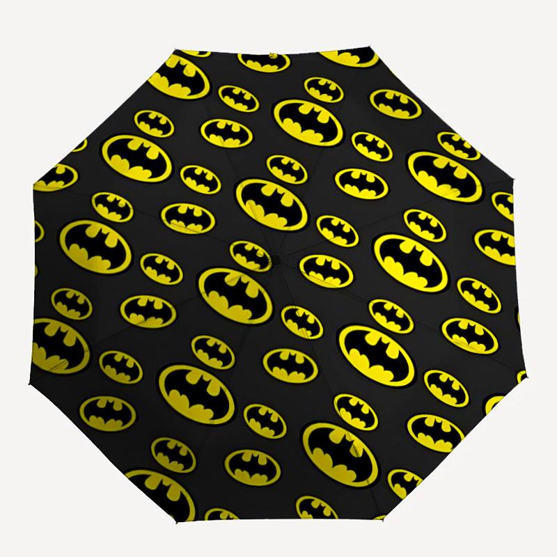 

1pc Batman Automatic Folding Umbrella - Compact 8-Rib Design,Festive Gift for Friends & Family, Compact Umbrella 21109