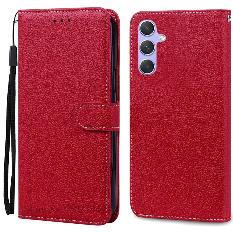 A34 5G Case For Samsung Galaxy A34 Case Silicone Cover For Samsung Galaxy A34 A 34 SM-A346B Phone Cases Leather Wallet Cover