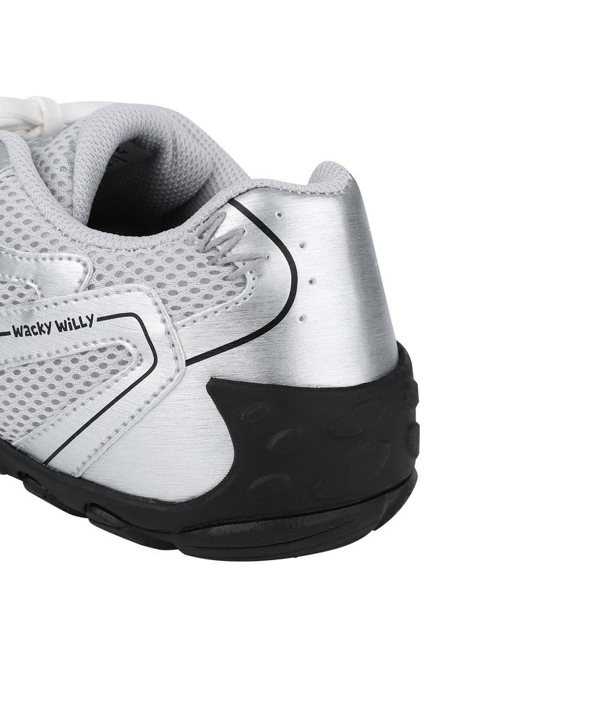 Wacky Willy Kitte Mesh Sneakers Silver