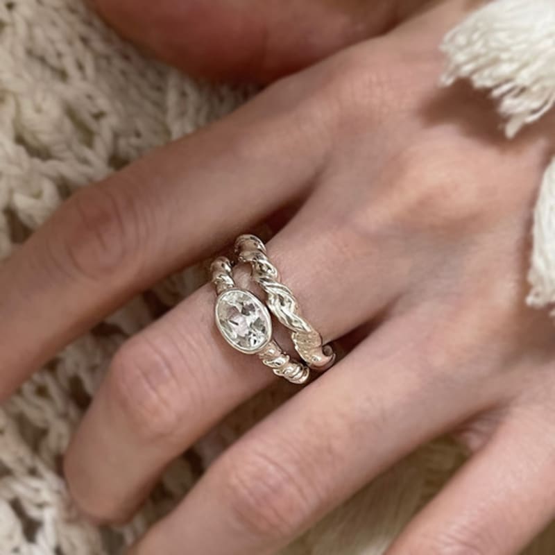 

skos Wave Bezel Ring No. 6