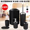 6 In 1 Bathroom Wash Set Bathroom Plating Six Sets of Soap Dispenser/Toothbrush Holder/Glass/Soap Box Bathroom Supplies