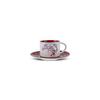 New Year Plaid 12-teilige Kaffeetasse für 6 Personen 110 ml