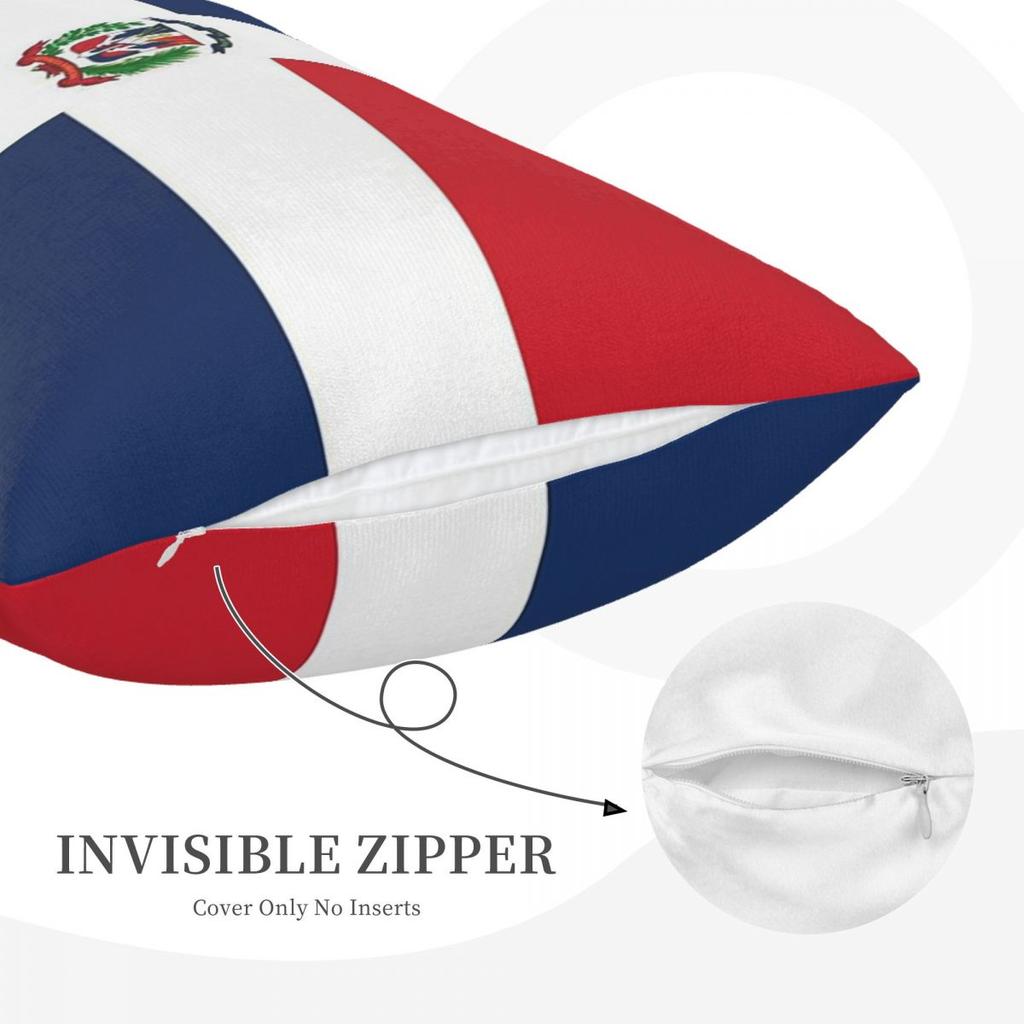 Flag Of The Dominican Republic Rectangle Pillowcase Cushion Cover Decorative Bedroom Bed Home Comfort Throw Pillow