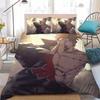 Cool N-NARUTO Anime Duvet Cover Set Home Style Bedding Soft Laundry Cotton Bed 3 Piece Set Student Dormitory Gift