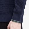 Fred Perry [Sharp] Waffle Stitch Knit - Dark Air Force Afpm2536507-738