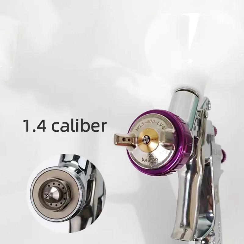 Avalon WLS 400 Automotive Paint Spray Gun Primer Varnish Spray Pneumatic Tool Upper Pot 1.4mm Diameter