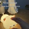 Sleepy Cat Silicone Night Light: Children's Bedroom Lamp and Sleep Aid