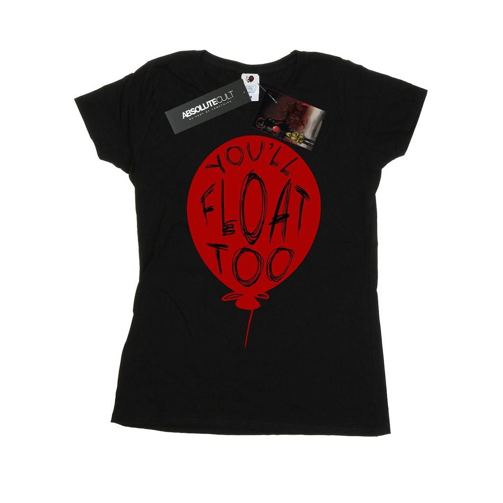 It Womens/Ladies Pennywise You´ll Float Too Cotton T-Shirt