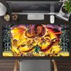 Skeleton Mage Staff Mouse Pad Card Playmat Stitched with Magic Zones Game Mats for MTG/TCG Card Battle Commander Gaming Mat