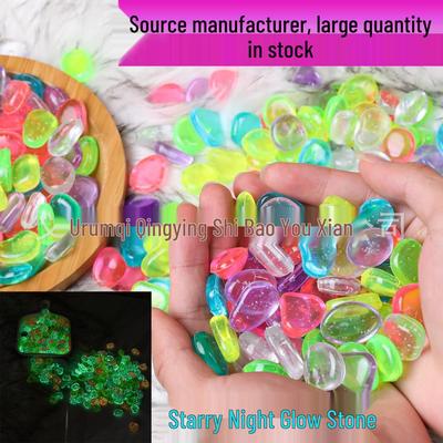 Luminous Starry Pebble: Glowing Stones for Gardens, Fish Tanks, and Bonsai Decor.