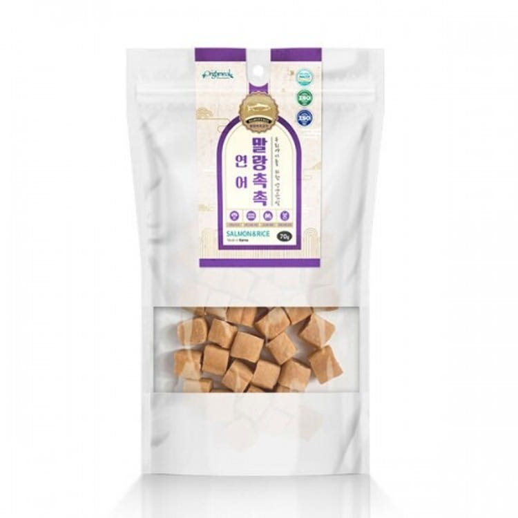 [KIMnyang_deng] Korean Soft and Moist Dog Treats 70g Treat Beef Liver Salmon Pollack Chicken Lamb Duck