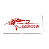 Crown Car Sticker 1 Piece Car Light Eyebrow Sticker, Bonnet