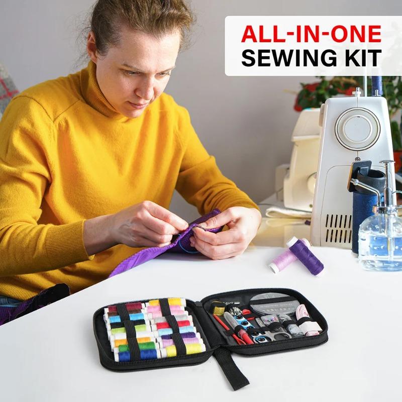 Sewing Kits DIY Multi-Function Sewing Box Set For Hand Quilting Stitching Embroidery Thread Sewing Accessories 10/67/86Pcs-Set Sewing Tools Kits