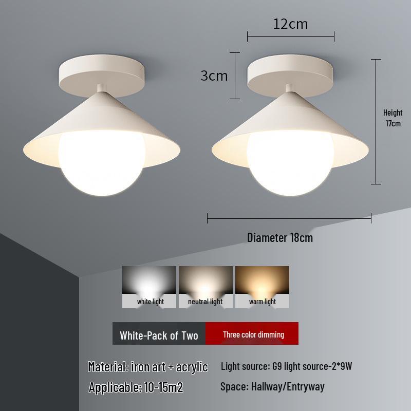Nordic Modern Cream Corridor & Foyer Light for Living Room, Bedroom, and Balcony