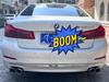 BMW 5 Series G30/G38 Quad Outlet Titanium Black Exhaust Tailpipe, MP Style, Large Square