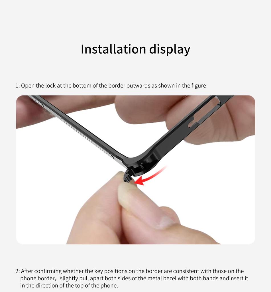 Motorola Moto Edge 60/60s/60 Pro Metal Buckle Anti-Case