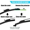 Rain wiper Compatible with Chevrolet HHR 2006-2011 Front Rear Wiper Blades Brushes Cutter Accessories J Hook 2006 2007 2008 2009 2010 2011,