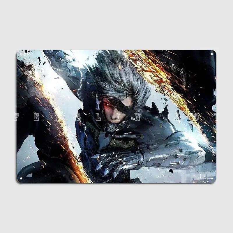 Metal Gear Solid Metal Plaque Poster Wall Cave Club Bar Retro Garage Decoration Tin Sign Posters