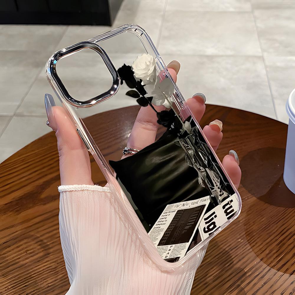 Transparent Phone Case for iPhone 11 12 13 iPhone 13 14 15 Pro 15 16 Pro Max Samsung A15 A16 A25 A26 A55 A56 S25 S24 S22 S23 Ultra S25 Edge