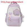 Youthful Style Nylon School Backpack With Color Blocked Cute Letter Star Print For Teens