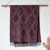 Classic Ethnic Style Popular Cashew Jacquard Fringed Long Scarf Women'S Water Ripple Imitation Cashmere Scarf Going Out Elegant Shawl