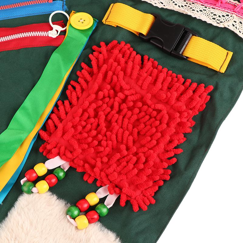 Dementia Patients Sensory Toy Elderly Awareness Training Tools Multifunction Alzheimer Fidget Anxiety Relief Educational Apron